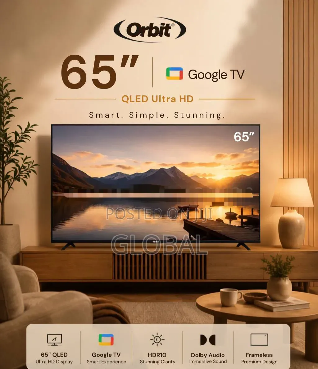 Orbit 65"Google Ultra HD TV