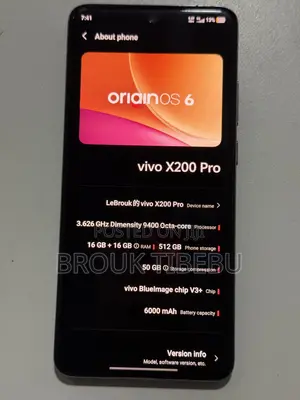 New Vivo X200 Pro 512 GB Blue