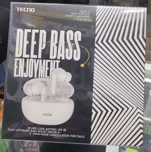 Original TECNO Buds 3 True Wireless Stereo Earphones Deep Bass 35H