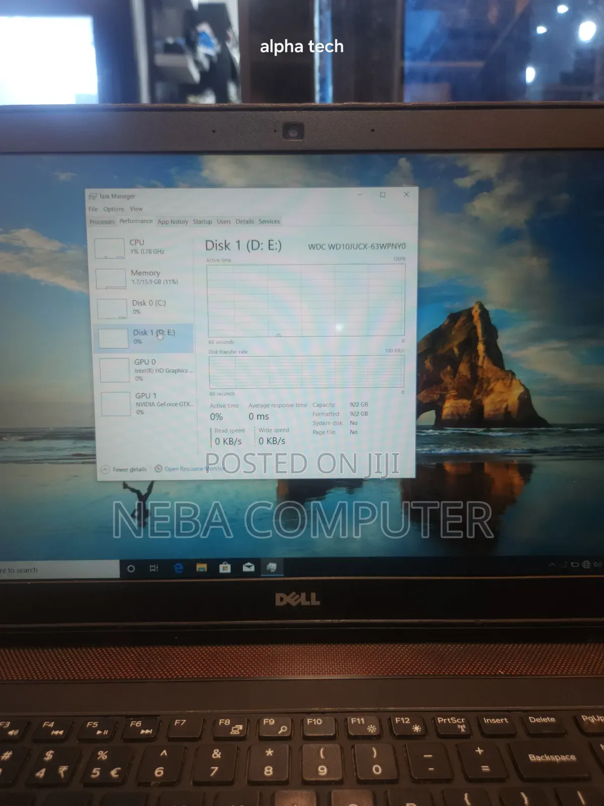Laptop Dell Latitude 5310 16GB Intel Core i5 HDD+SSD 1.5T