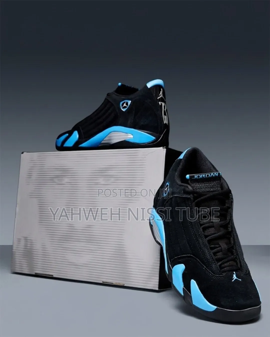 Air Jordan 14 Retro "Black /University Blue"