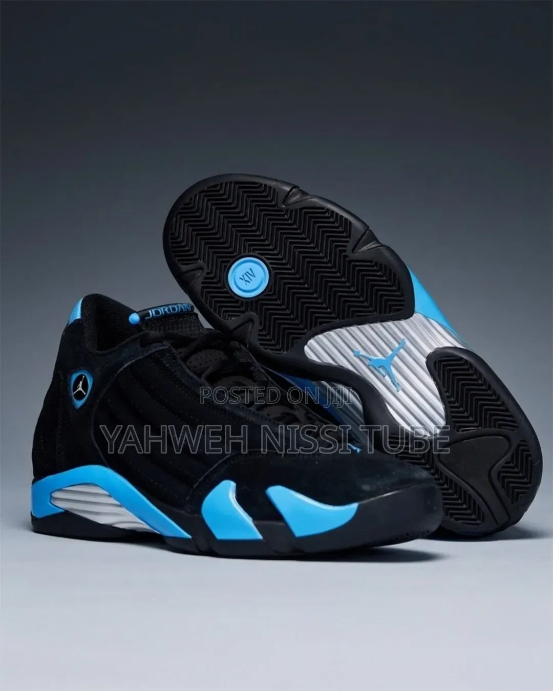 Air Jordan 14 Retro "Black /University Blue"