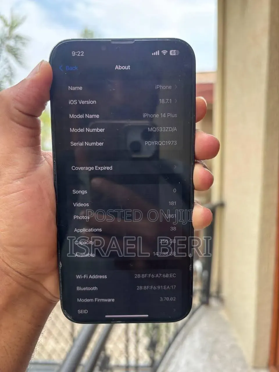 New Apple iPhone 14 Plus 256 GB Black