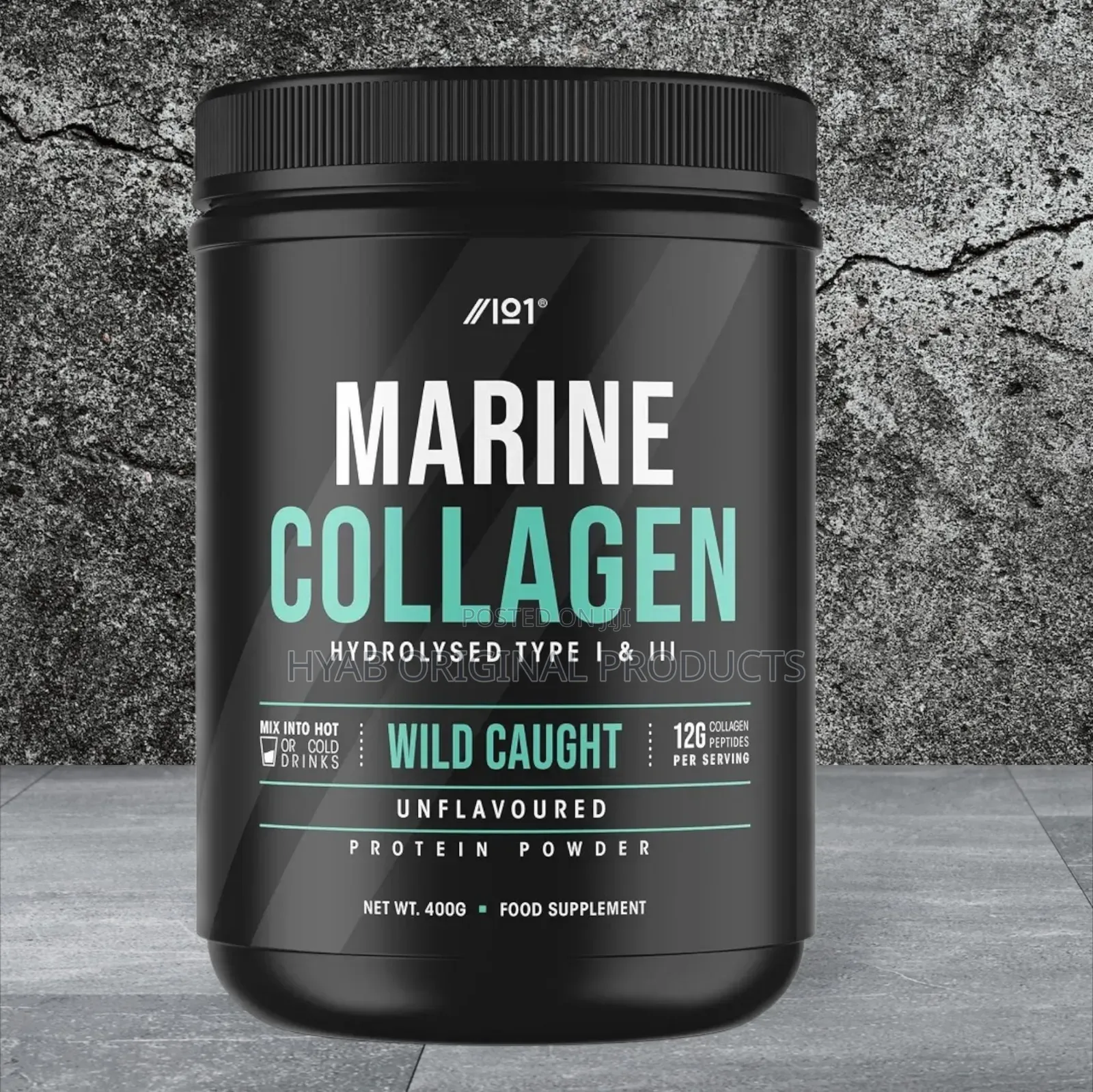 Marine Collagen Protein Powder 400g - Types 1 3 Hydrolysed