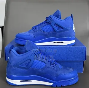 Air Jordan 4 Bike - Premium Quality Sneakers (Red Blue)
