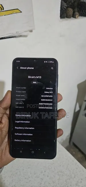 Samsung Galaxy M13 128 GB Black