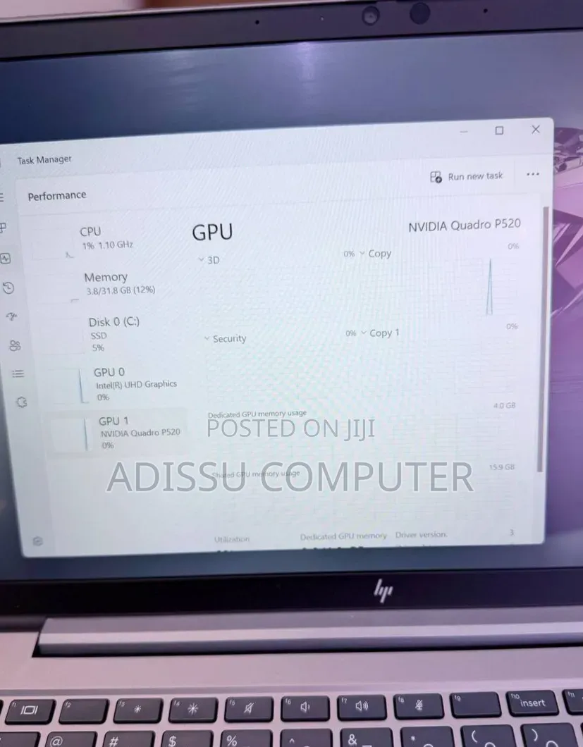 New Laptop HP ZBook 14 16GB Intel Core i7 SSD 512GB
