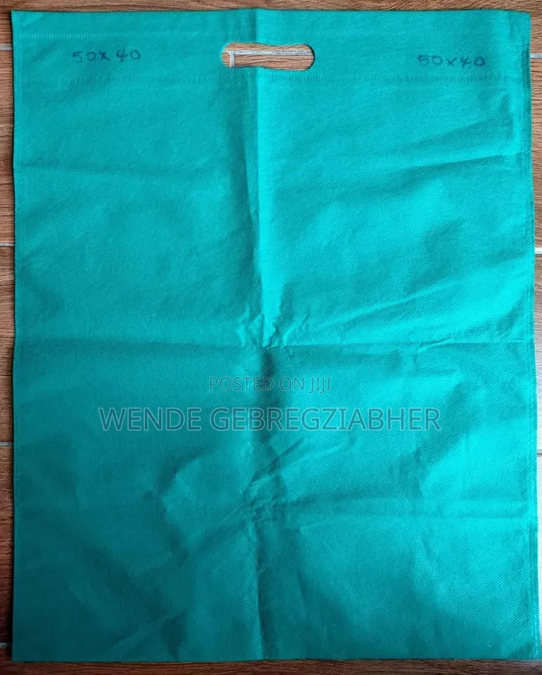 Shopping Bag የጨርቅ ዘምቢል 100 PCS