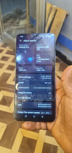 Honor X7a 128 GB Blue