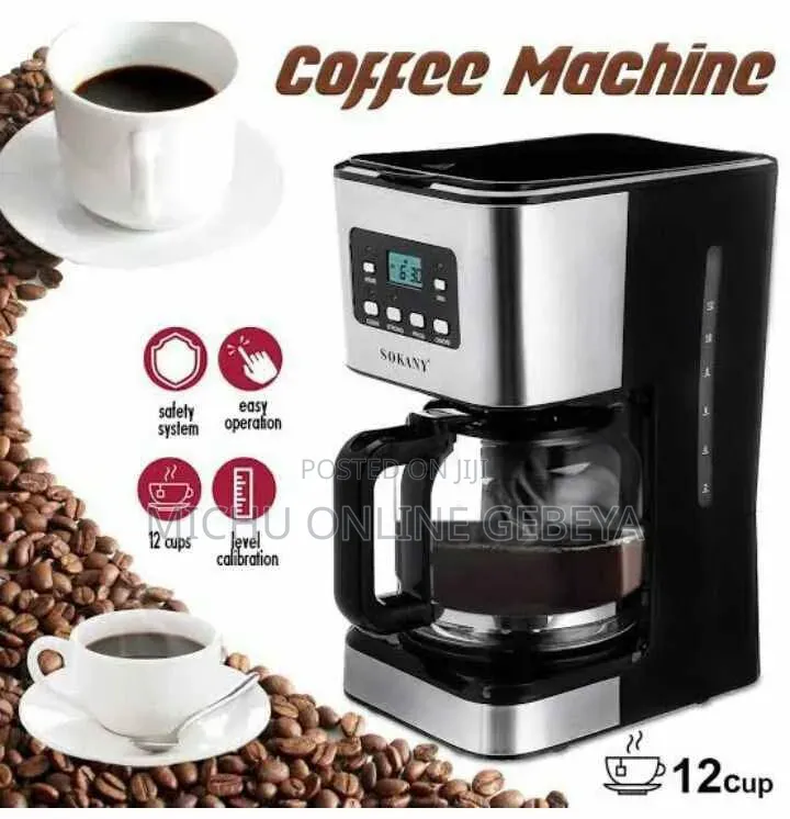 Sokany Electrical Coffee Maker/ Free Delivery