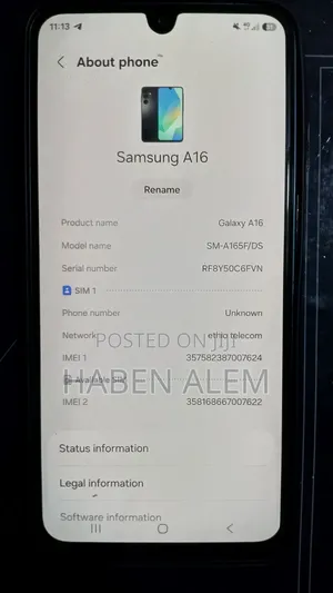 Samsung Galaxy A16 128 GB Black