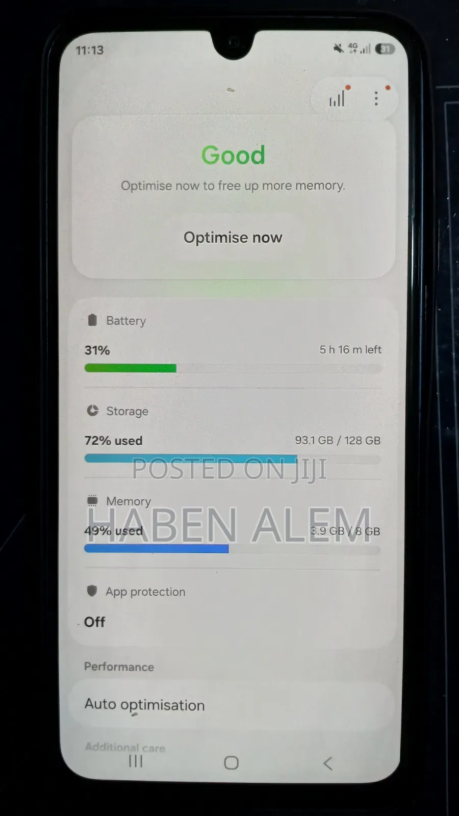 Samsung Galaxy A16 128 GB Black