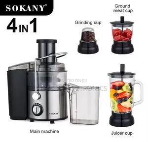 Sokany Juicer Extractor 4 in 1 High-Speed Motor