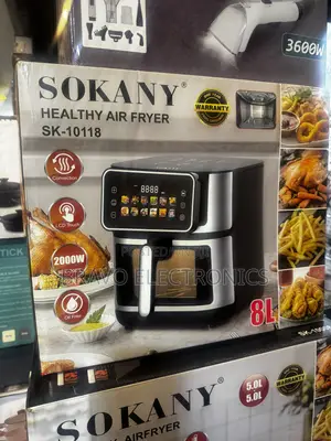  Sokany 8L Air Fryer SKW | LCD Touch Screen