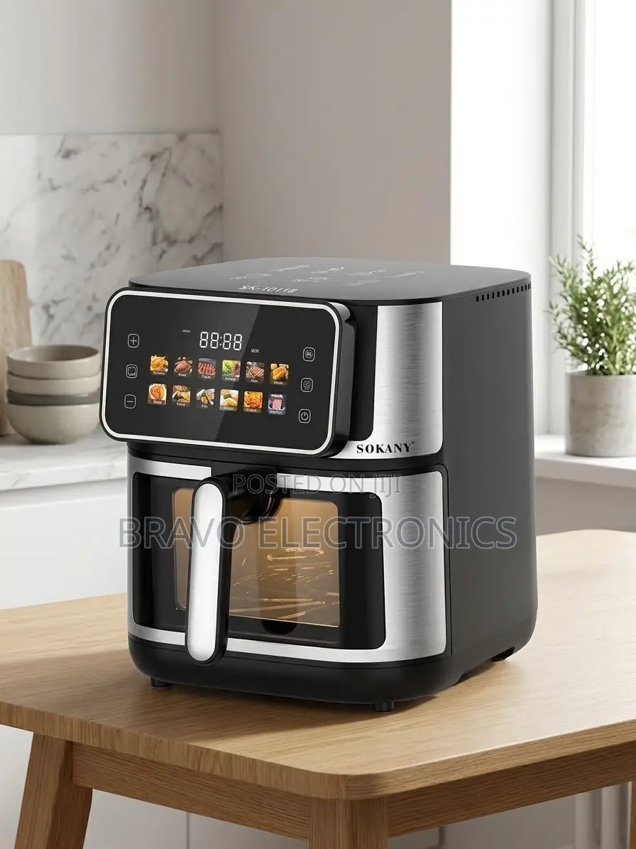  Sokany SK-10118 8L Digital Air Fryer – 2000W | Touch Control