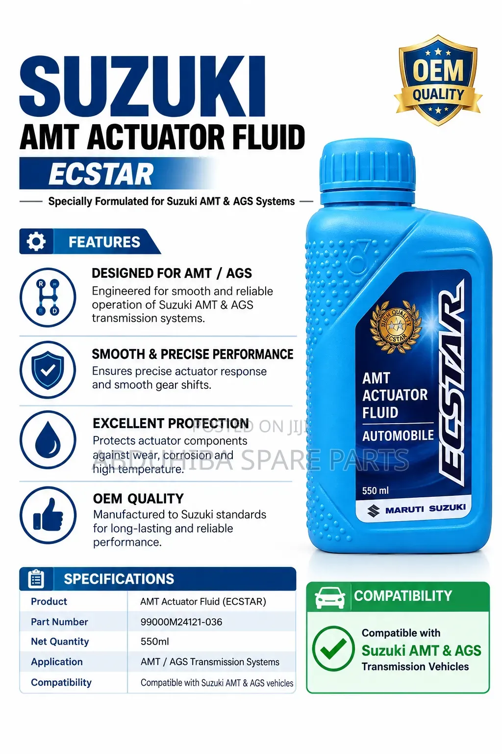 Suzuki Actuator Fluid 550ml