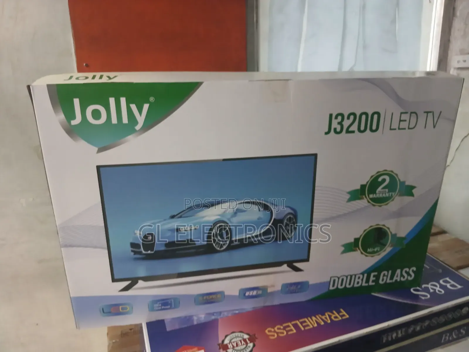 Jolly 32 Inch TV Double Glass