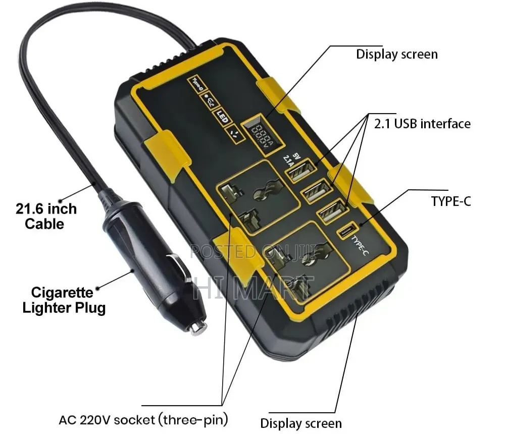 Multifunctional Car Power Inverter