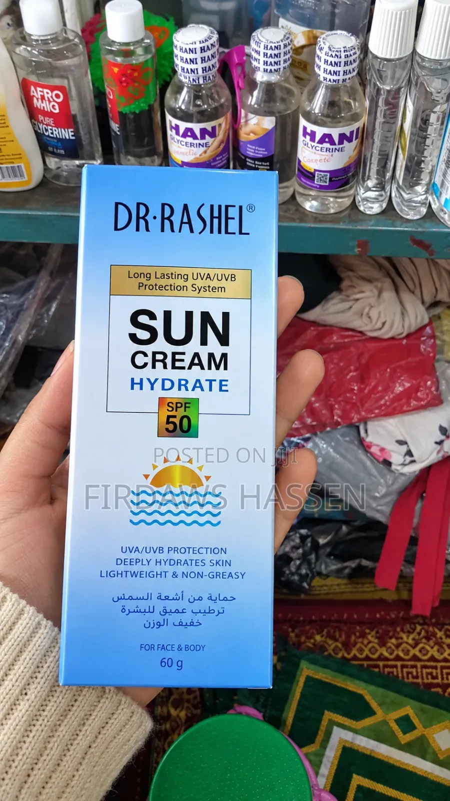 Dr. Rashel Sun Cream Hydrate SPF 50 60g