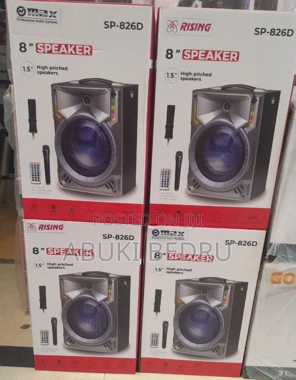 Max 8” Soeaker