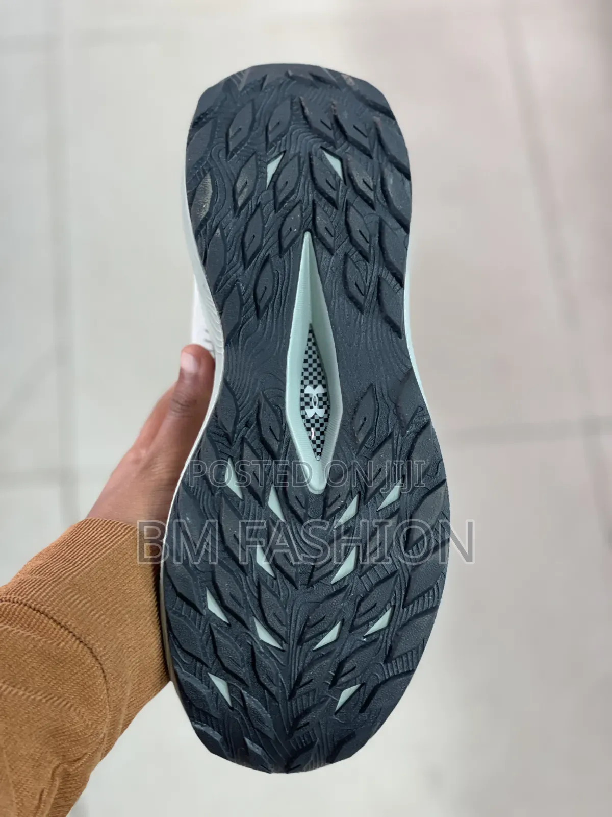 Sage Under Armour Athletic Sneaker With Topographic Map-Style Pattern