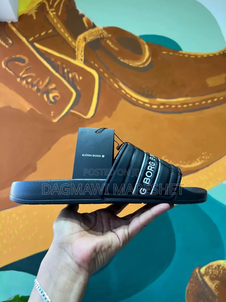 Borg Slippers Black