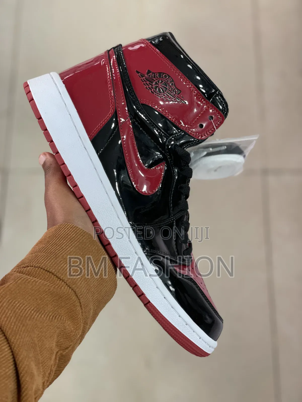 Shiny Air Jordan 1 Retro High OG "Patent Bred"