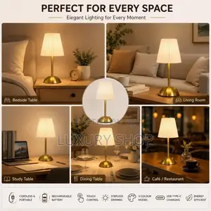 Rechargeable Crystal Table Lamp