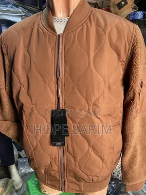 Hunter Story Quilted Sherpa Bomber Jacket