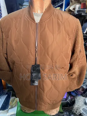 Hunter Story Quilted Sherpa Bomber Jacket