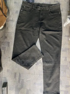 Oskey Menswear Washed Stretch Denim Jeans