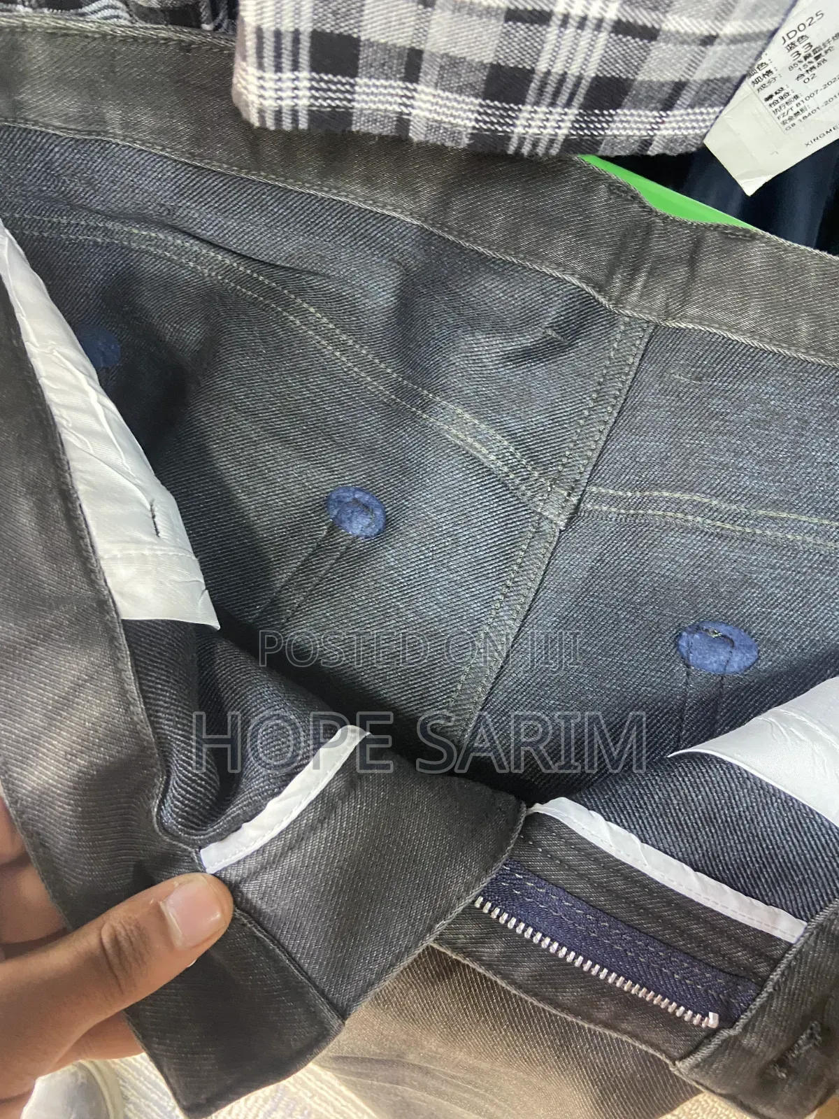 Oskey Menswear Washed Stretch Denim Jeans
