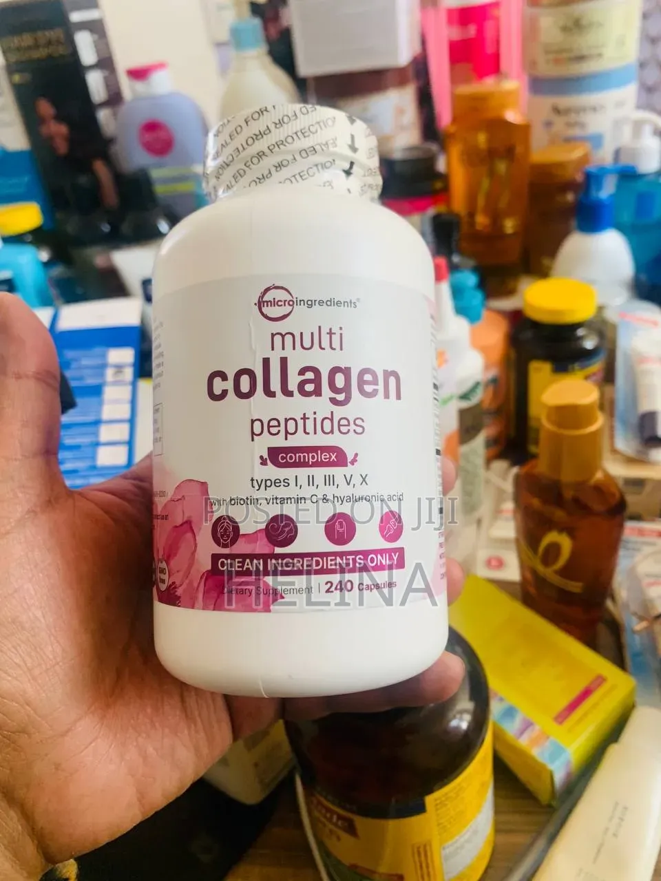 Multi Collagen Peptides Complex With 1,2,3,4,5 With Biotin Vitamin C