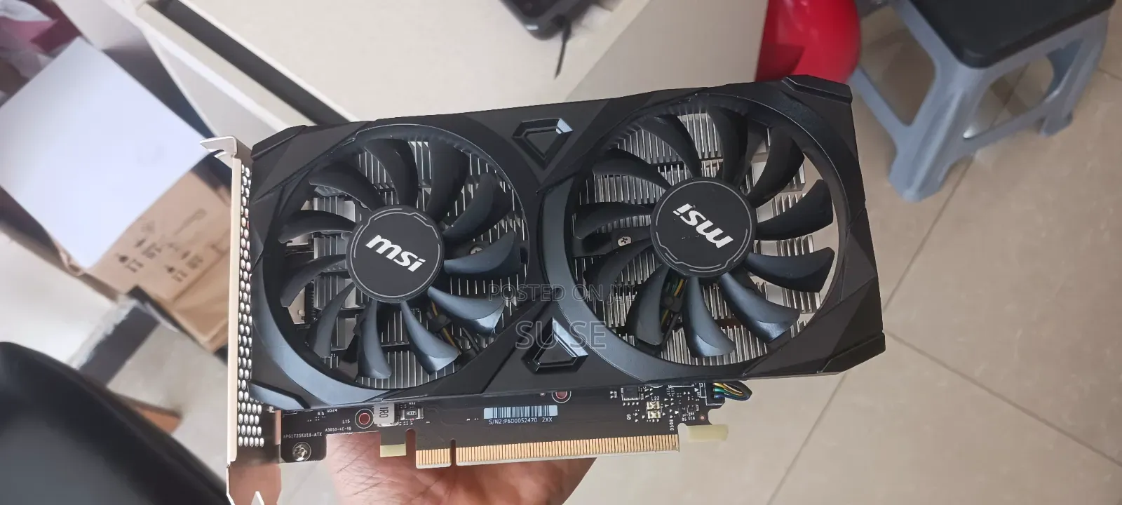 MSI GeForce RTX 3050 VENTUS 2X 6GB OC Graphics Card – Dual Fan