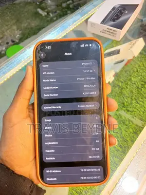 Apple iPhone 17 Pro Max 512 GB Yellow