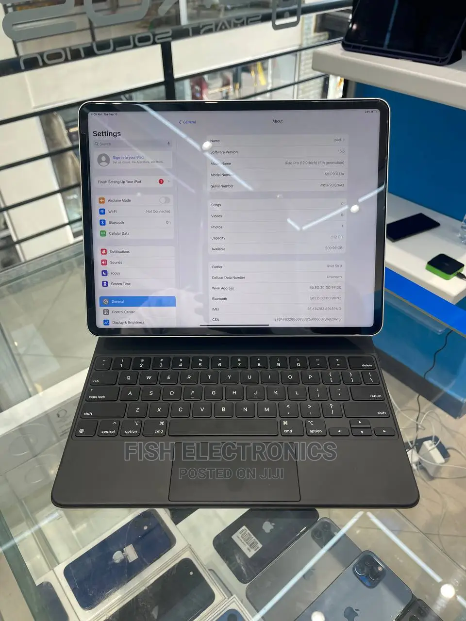 Apple iPad Pro 12.9 (2021) 256 GB Black