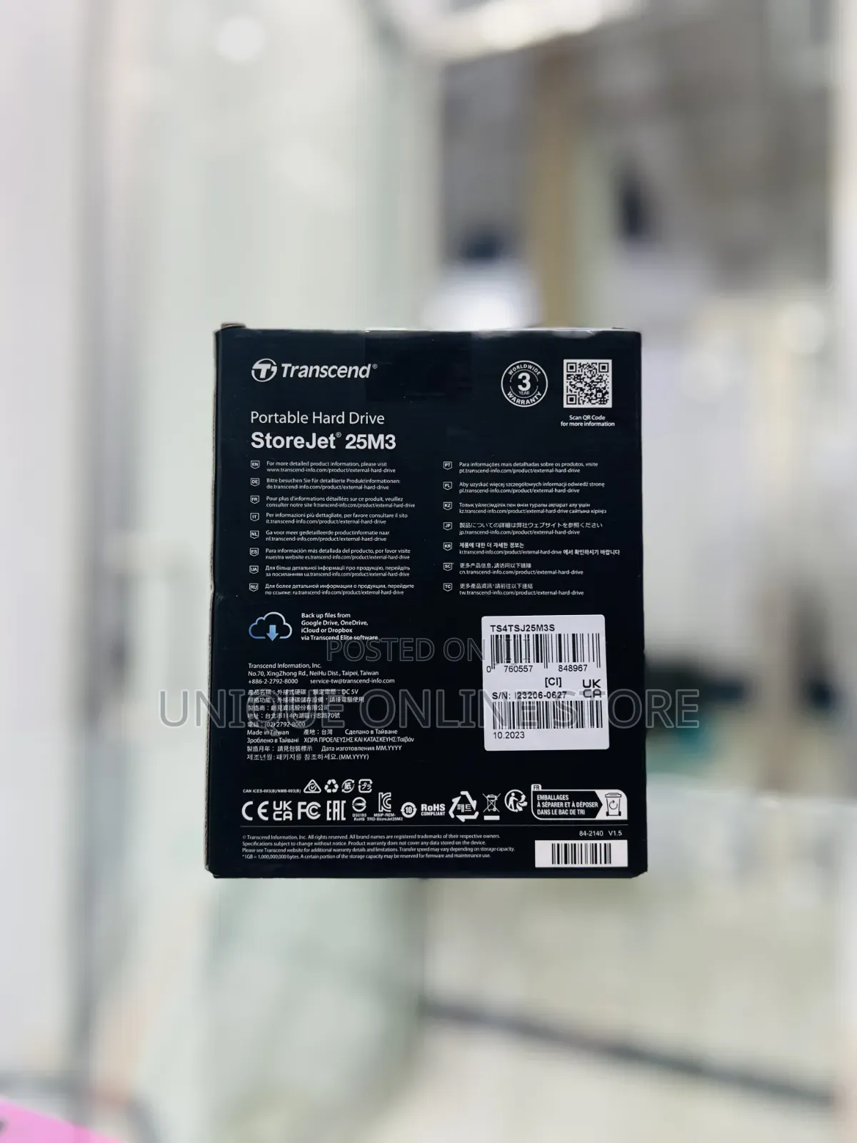 4TB Transcend External Hard Drive