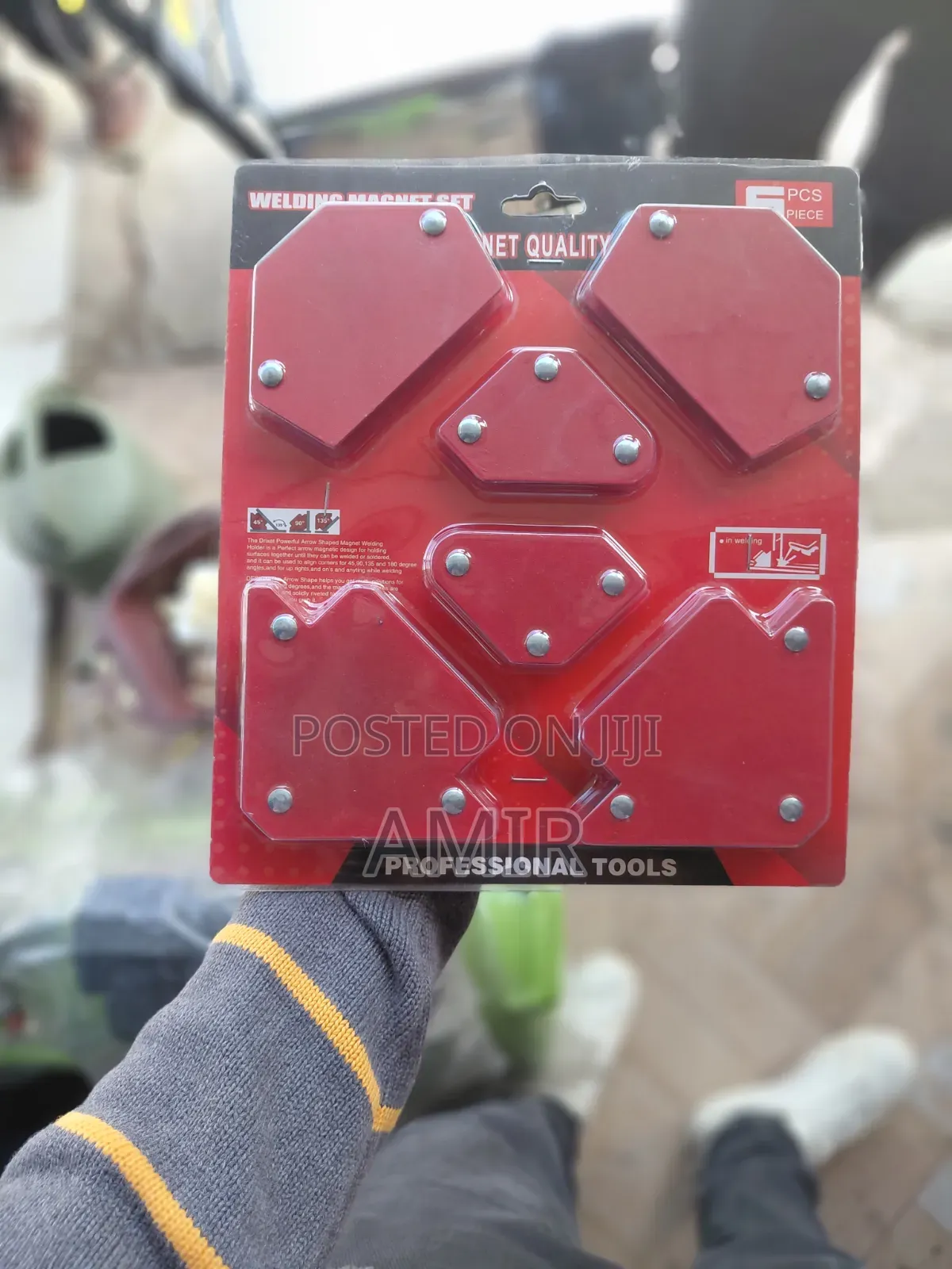Professional 6-Piece Welding Magnet Holder Set