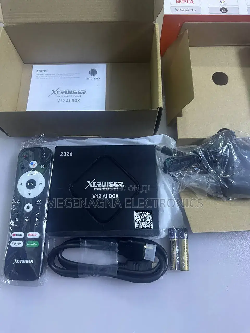 TV Smart Box Xcruiser (V12 AI Box)/ ቲቪ ስማርት ማድረጊያ