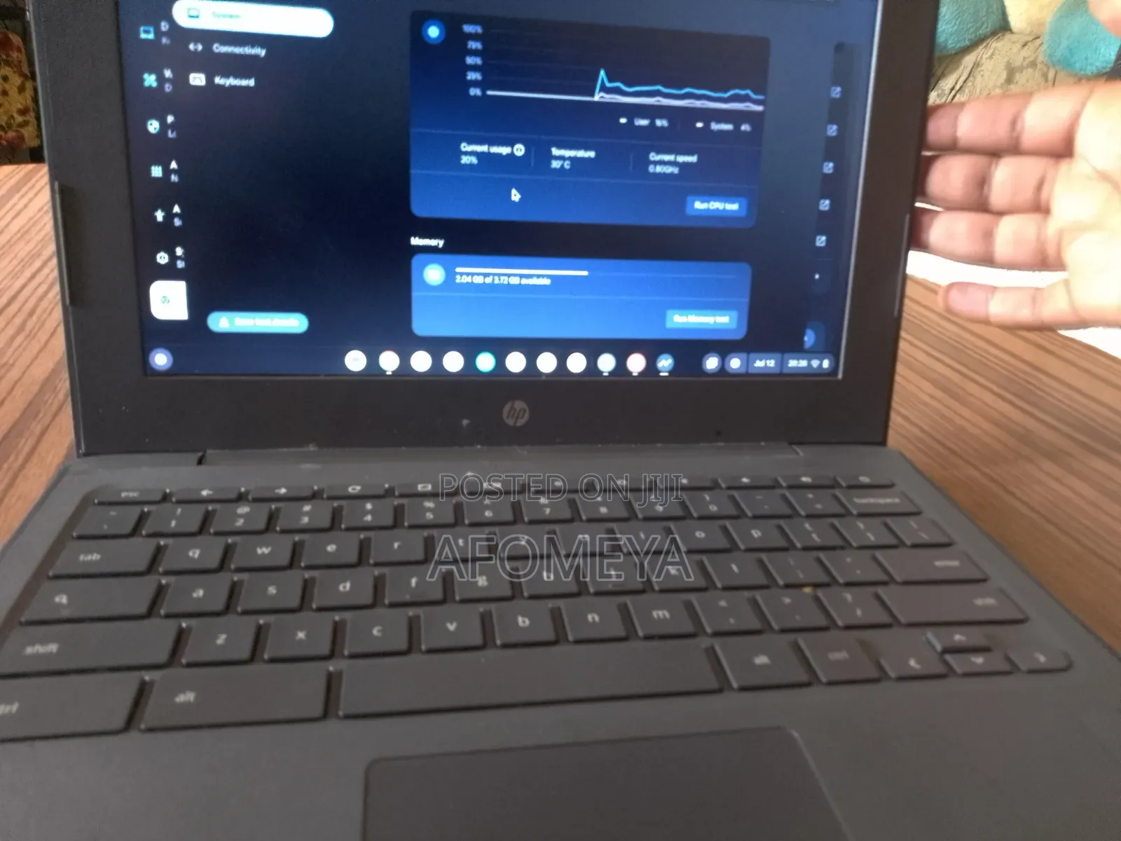Laptop Google 4GB Intel Celeron SSD 16 GB