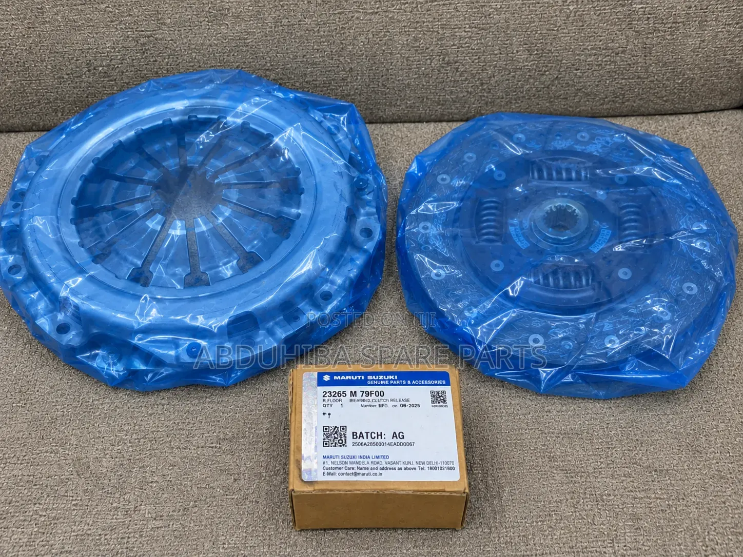 Suzuki Dzire Genuine Clutch Set – Clutch Cover, Disc Release Bearing