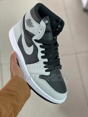 Nike Air Jordan 1 OG "Shadow 2.0" With Black Light Smoke-Grey Leather