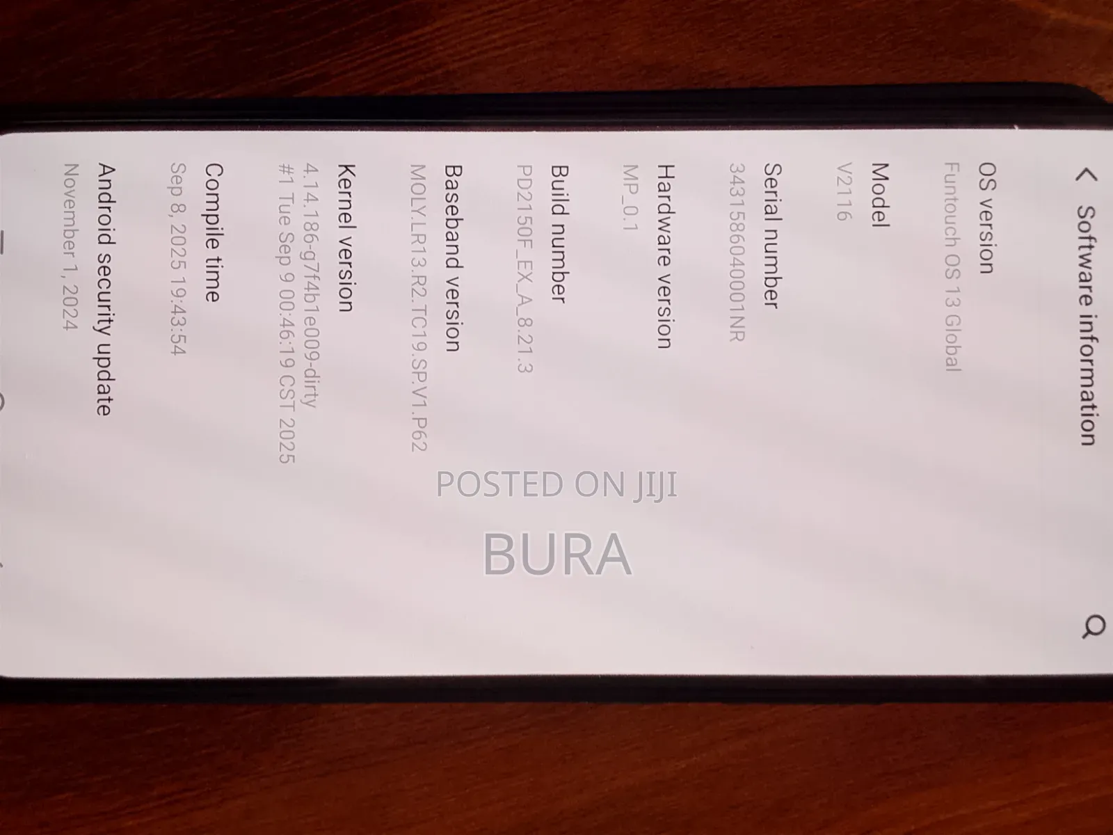 Vivo V23 128 GB Black