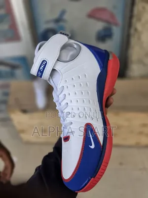 Nike Zoom Air Blue White High Master Quality Shoes Made Im Vietnam