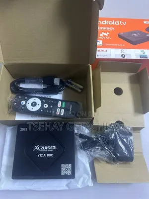 X_crusier V12 Smart TV Box 256gb/8 GB (ቲቪ ስማርት ማድረጊያ)