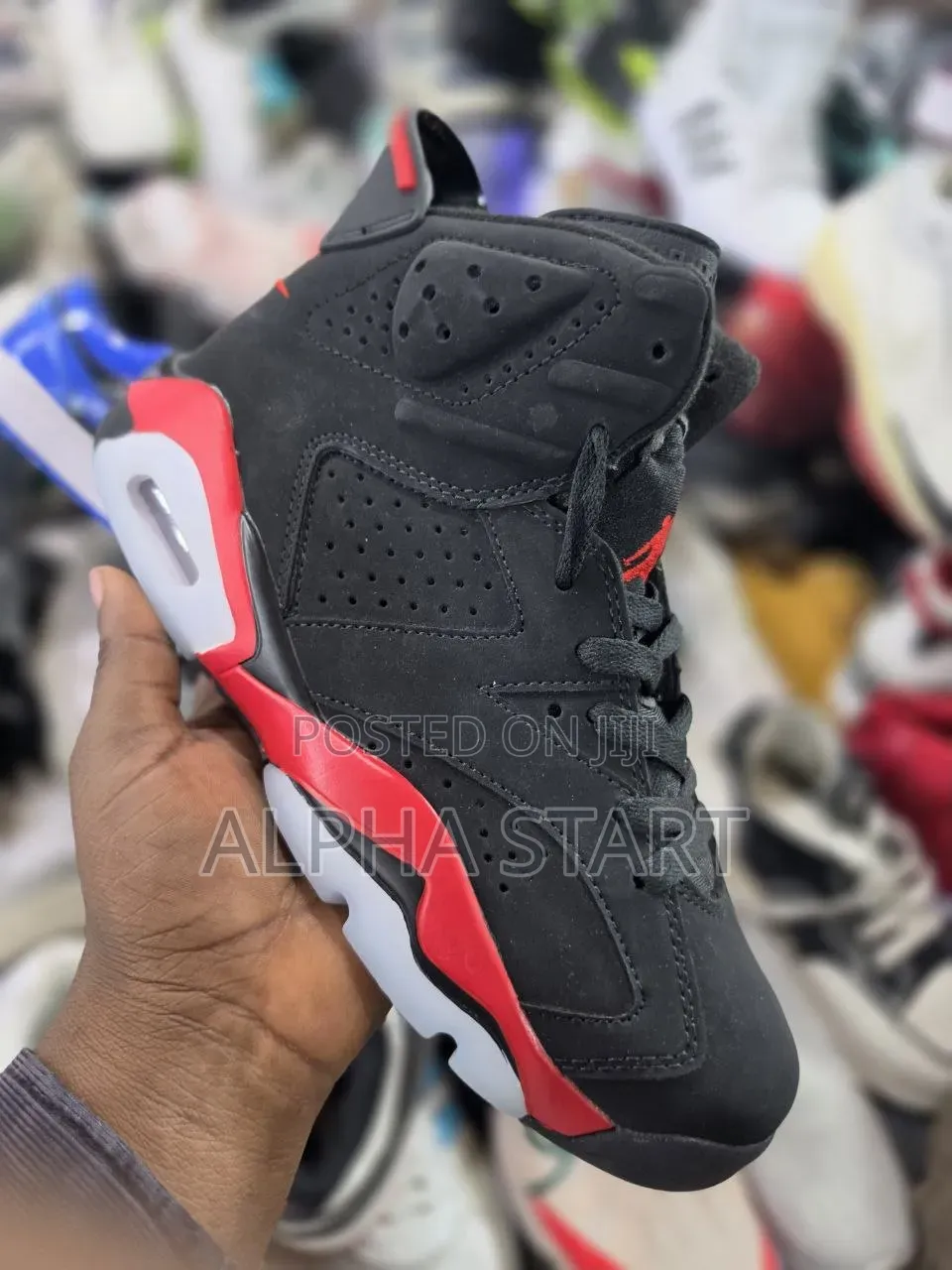 Jordan 6retro Black Cat High Master Quality Made in Vietnam