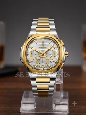 Poedagar 834 Men's Chronograph Quartz Watch Featuring a Striking