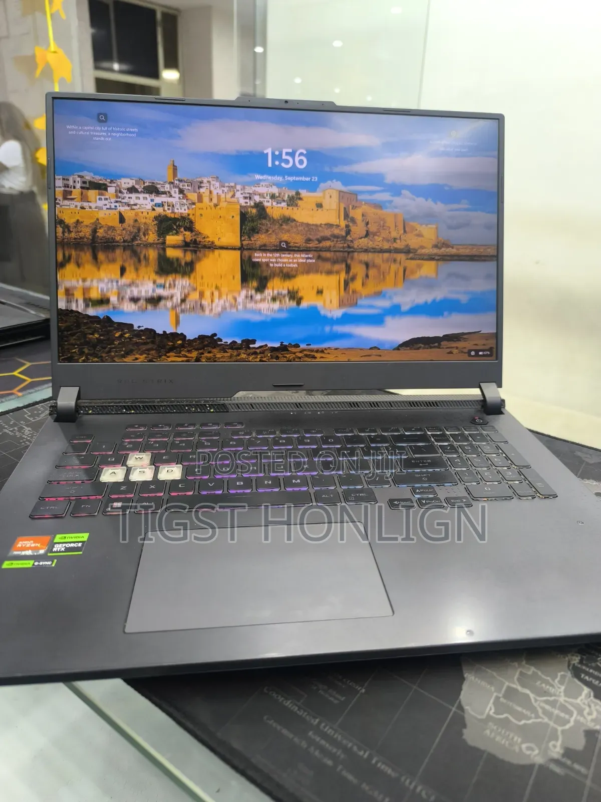 New Laptop Asus ROG Strix G17 16GB AMD Ryzen 9 SSD 1T
