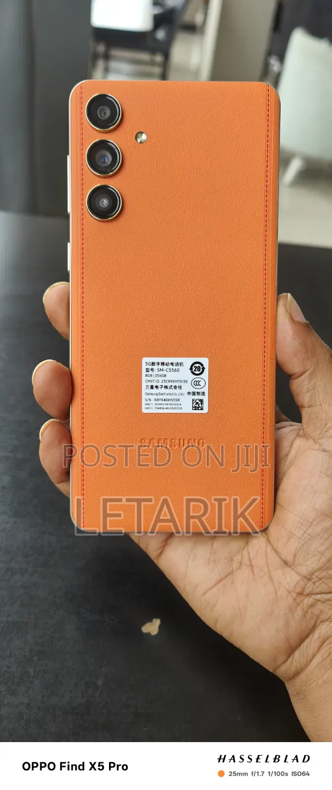 New Samsung Galaxy C55 256 GB Orange