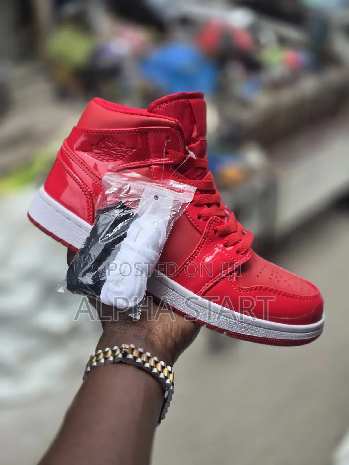 Jordan 1 Full Red Color High Master Quality Made in Vietnam